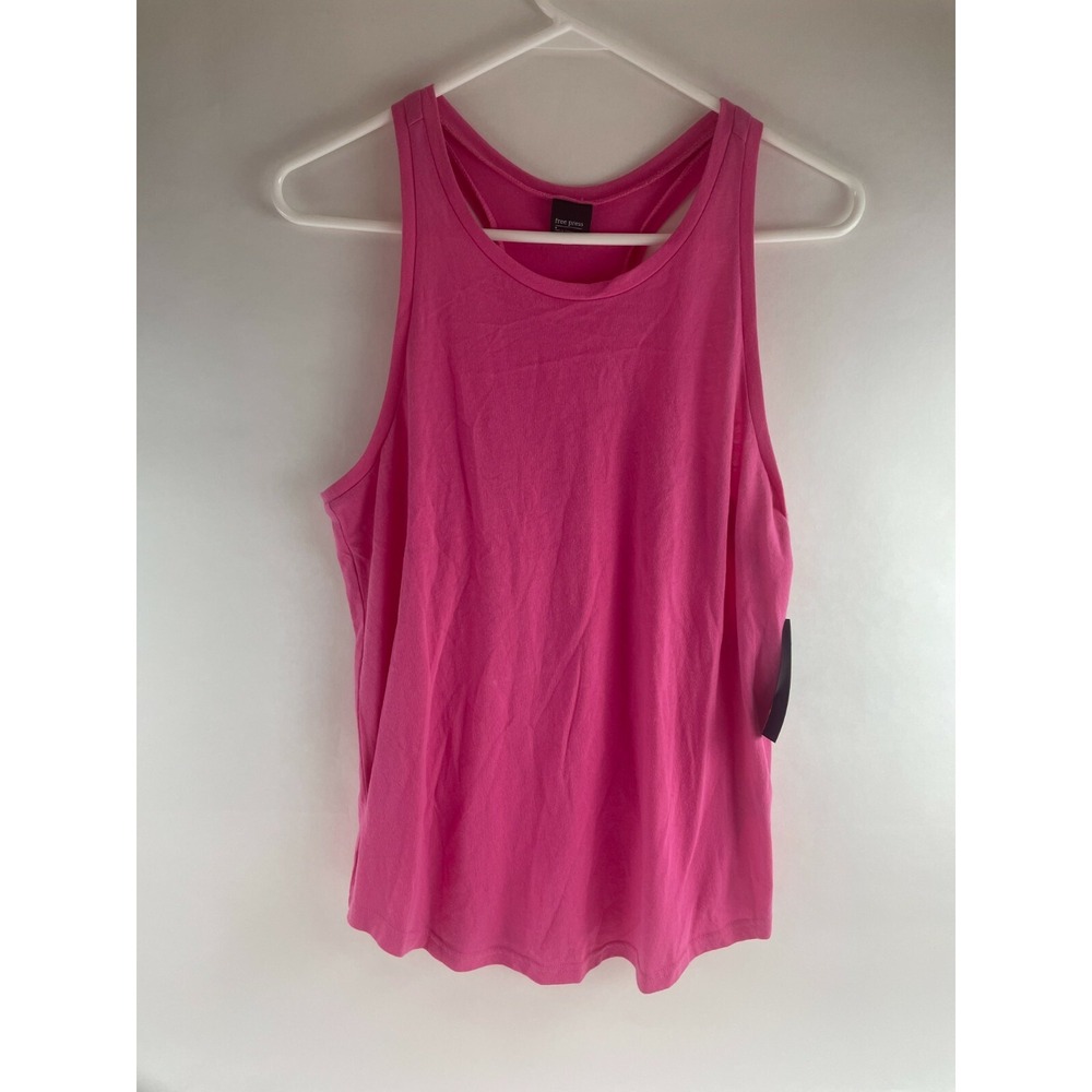 Free Press Athletic Tank Top Women's Size Medium Pink Racerback Sleeveless NWT